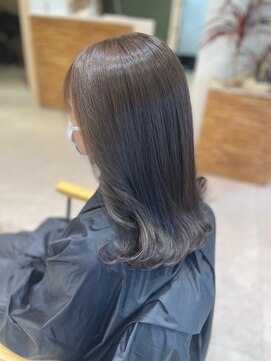 ブラン(blanc) 濃厚アッシュグレージュ/ブリーチ無しカラー/イルミナカラー