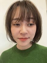 スタイル 横浜(STYLE)&nbsp;くびレイヤーボブエモージュ前髪マチルダボブ秋グレージュ横浜