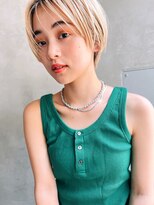 メーヴェ(Mowen)&nbsp;mowen 南堀江　クールショート×ミルクティーベージュ×外国人風