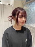 イメチェン/フルバング/似合わせカット/デザインカラー