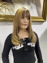 アルカナ 明治神宮前原宿(ARCANA)&nbsp;フルバング ブラウン 似合わせカット カルマパーマ