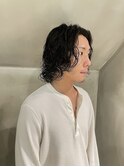 メンズミディアムパーマ