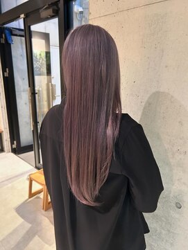 レジュアル(RESSUAL) ラベンダーグレージュ 艶髪ロング