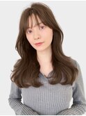 20代30代40代艶感ストレートアッシュグレージュ透明感ロング