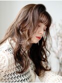 大人フリンジウェーブパーマ【三宮】