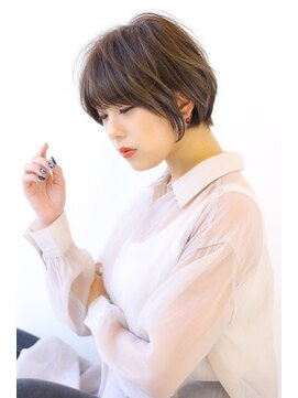 オーロ 千里山店(ORO) 20代30代40代50代ボブルフネビージュ小顔ワンレンショート