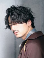 センターパートニュアンスパーマシャドウパーマフェザーパーマ