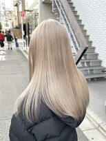 フリーラ 表参道(freera) ミルクティーカラー ブリーチカラー ハイトーンカラー 髪質改善