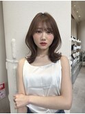 メルティカラーフェミニンロング似合わせカット