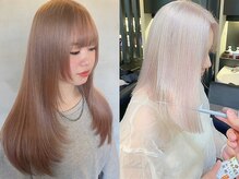 しっかり色味を発色させたいなら、ブリーチカラーがおすすめです◎