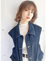 レリーアンテ 大阪梅田(Rely ante)&nbsp;ボブ　ベージュカラー　髪質改善