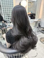 ロンドポレール 北千住(Lond polaire)&nbsp;ブリーチなしチェリーブラウン髪質改善イルミナカラー韓国