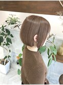 【ベージュブラウン×ボブ】by タナカ