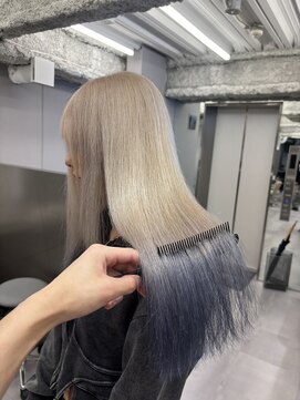 ロテ 名古屋 名駅店(Lote.) ホワイトグレージュ/デジタルパーマ/チェリーブラウン/名古屋