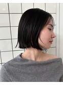 切りっぱなしボブ　レイヤーボブ