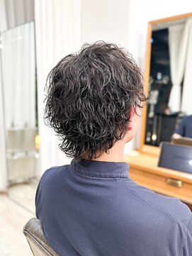 セイドット フクオカ(Say.FUKUOKA) 【メンズ★大名】波巻きパーマ×マッシュウルフスタイル×束感