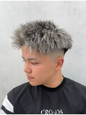 パイルツイスト×ホワイトハイライト