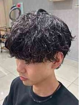 アッシュ 高幡不動店(Ash) 波巻きパーマシャドウパーマメンズパーマスパイラルパーマカット