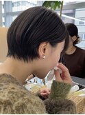 ストレートパーマ落としショートボブ縮毛矯正横浜
