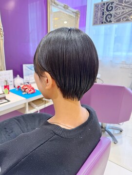 ハピネス 河原町店(Happiness) 丸みショート 京都美容室 髪質改善トリートメント 進詩織