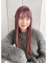 ラピス 銀座 blue店(Lapis)&nbsp;《30代～大人透明感》白髪ぼかしハイライト＋艶カラー