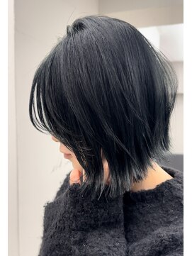 ジュベ 別府店(juve.) 別府ショートボブ顔まわりレイヤーカット髪質改善カラー30代