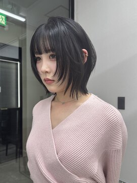 ゴートゥデイ 福岡大名Bellus店(GO TODAY) ボブウルフ/ウルフボブ/ハッシュカット/ウルフカット