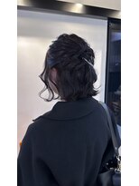 グラフ 日本橋(GRAFF)&nbsp;ふわふわアレンジ/ボブハーフアップ