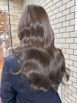 ファブ 千葉店(FaB)&nbsp;【ブリーチなしワンカラー×オリーブグレージュ】