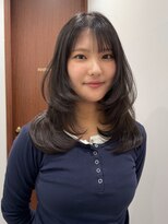 ハッチ(HACCH)&nbsp;韓国風レイヤーカットブリーチダブルカラー前髪