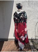成人式　着付け