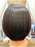 大人女性のためのボブストレート×髪質改善