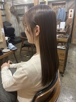 エカム(e-kam)&nbsp;【e-kam】サラツヤ縮毛矯正ストレート×ロング