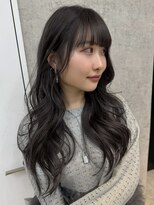 バングス(BANGS)&nbsp;アッシュグレー×ロングレイヤー