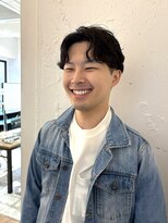 カウチ 板橋本町店(kauti)&nbsp;刈り上げセンターパート/毛流れパーマ/板橋本町