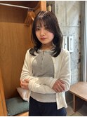 レイヤー/オリーブベージュ/透明感カラー/西宮/西宮北口