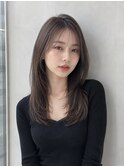 レイヤーカット×小顔ハッシュカット/20代30代40代丸顔面長池袋