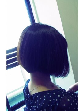 ネスト ヘアーデザイン(NEST hair design) 【NEST 札幌】シンプルでスタイリッシュな前下がりボブ。