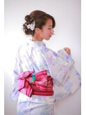 【下北沢＊I'll b hair＊】モードレトロ浴衣着付け&ヘアセット☆