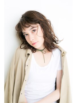 ボンヌーベル 【Bonne Nouvelle】ラフ束感ミディアム×無造作くせパーマ