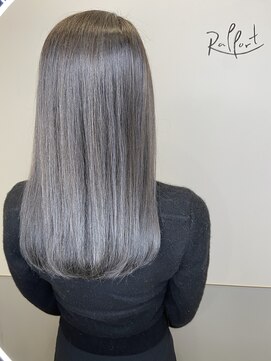 ラポール(Rapport) シルバーアッシュ×極細ハイライト50%