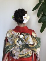アモンド(Amonde)&nbsp;成人式着付ヘアアレンジ