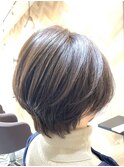 人気丸みショートヘア  くびれショートヘア