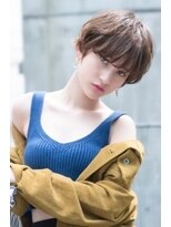 ケアリー 武蔵小杉(Carelly)&nbsp;ボブカーキグレージュ大人かわいいフェザーバングマッシュ