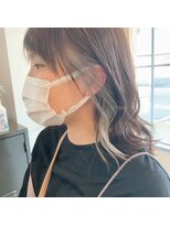 ジョワイユヘアーデザイン(Joyeux)&nbsp;joyeux インナーカラーロブスタイル