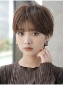 前髪あり大人ショート20代30代40代【AIN.表参道】川原大地