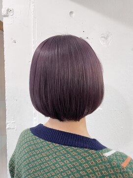 リッカ(RICCA) 【ケアブリーチ】艶感ラベージュボブ♪