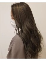 パザパ 交り江店(PA.ZA.PA.)&nbsp;カーキグレージュ×ハイライト