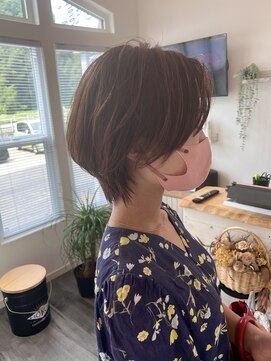 レポ(LEPO) 秋髪◎コーラルピンク～くびれショート