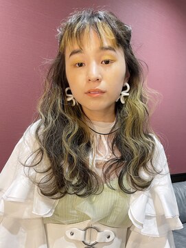 アルバム 渋谷パルコ(ALBUM) ★インナーカラーミント_ふんわりカール_39195☆